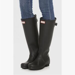 Hunter Women's Original Tall Rain Boot, Matte Black